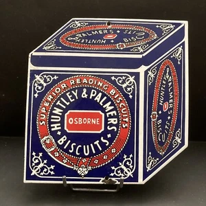 Plaque Tôle émaillée publicitaire édition vintage biscuits Huntley Et Palmers - Imagen 1 de 13