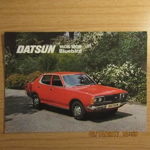 DATSUN 160B 180B SSS BLUEBIRD Saloon Estate Coupe UK Market Sales Brochure 1975 - Picture 1 of 1
