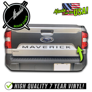 Tailgate Blackout Overlay Vinyl Decal Kit - Fits 2022 Ford Maverick