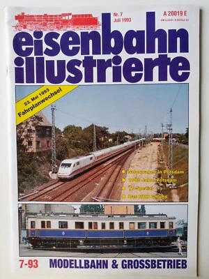 Eisenbahn Illustrierte  Nr.7 Juli 1993  Modellbahn & Großbetrieb - Bild 1 von 3