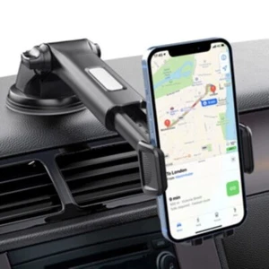 Universal Phone Mount Holder for Car Dashboard - Black - Photo 1 sur 13