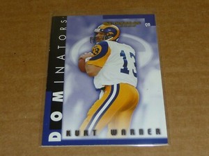 2000 Donruss KURT WARNER DOMINATORS RAMS /5000 J3599
