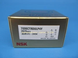 NSK 7006CTRDULP4Y  Abec-7 Super Precision Spindle Bearings. (Set of Two) - Picture 1 of 4