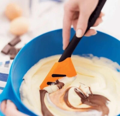 Tupperware KPT Silicone Spatula 11.75" Orange Black New in Package - Image 1 of 2