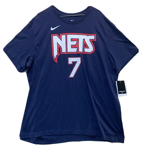 NWT Nike Kevin Durant Brooklyn Nets City Edition NBA Jersey T-Shirt Men's XXL Cover