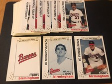1989 BEST BIRMINGHAM BARONS All Decade Minor League 30-Card Team Set VENTURA,++
