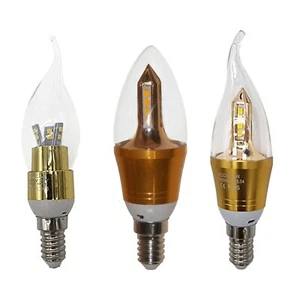 Bombilla LED E14 Repuesto Candelabro C35 Bombilla Blanca Cálida Vela Edison Lámpara - Imagen 1 de 12