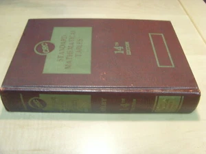 1965 BOOK CRC standard mathematical tables 632 pages 14th Edition 50597 - Picture 1 of 9