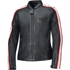 Men's Motorcycle Leather Jacket 54 - HELD Brixham - Black-Red - Picture 1 of 4