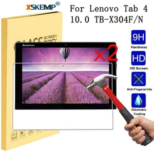 2Pcs Lenovo Tab 4 8.0 Plus TB-8704F Tablet Screen Protector Tempered Glass Cover - Picture 1 of 14