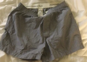 NWT ABERCROMBIE & FITCH Boxer Underwear Small Pinstripe - Picture 1 of 4