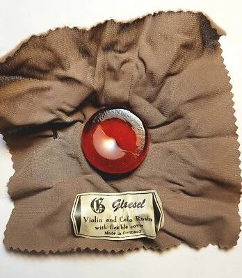 Glaesel #GL-3968 Violin, Viola or Cello Rosin, Light with cloth covering - Image 1 of 3