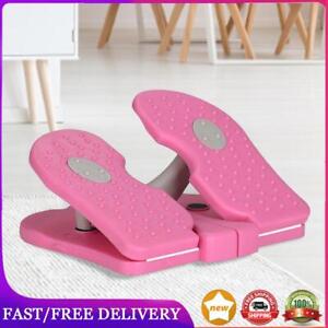 Mini Stepper Foldable Leg Step Treadmill Portable Fitness Equipment (Rose Red) A