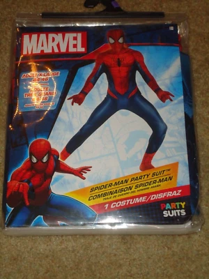 Disfraz, Hombre, Marvel Spider-Man, Adulto XL 44-46, NUEVO EN PAQUETE Foto 1 de 4