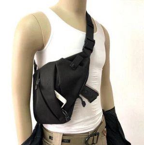 Tactical Pistol Bag Chest Waist Holster Gun Fanny Pack Bag Gun Case Carry Bag - Picture 1 of 13