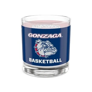 Gonzaga Bulldogs BASKETBALL Old Fashioned Rocks Glass - Fan Cup - Picture 1 of 8