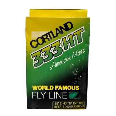 Cortland 333HT WF 10 F. Cohete Cónico / Línea Verde / Nuevo Stock Antiguo, 35YDS, Nuevo Foto 1 de 4
