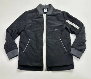 Nike Sportswear Black Bomber Jacket Youth Boys Size XL DM8115-010 $75 - Picture 1 of 11