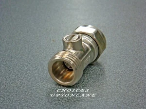 FLAT FACE REDUCING BOLOFIX 15MM X 3/8" (12MM) MALE IRON ISOLATION VALVE - Picture 1 of 8