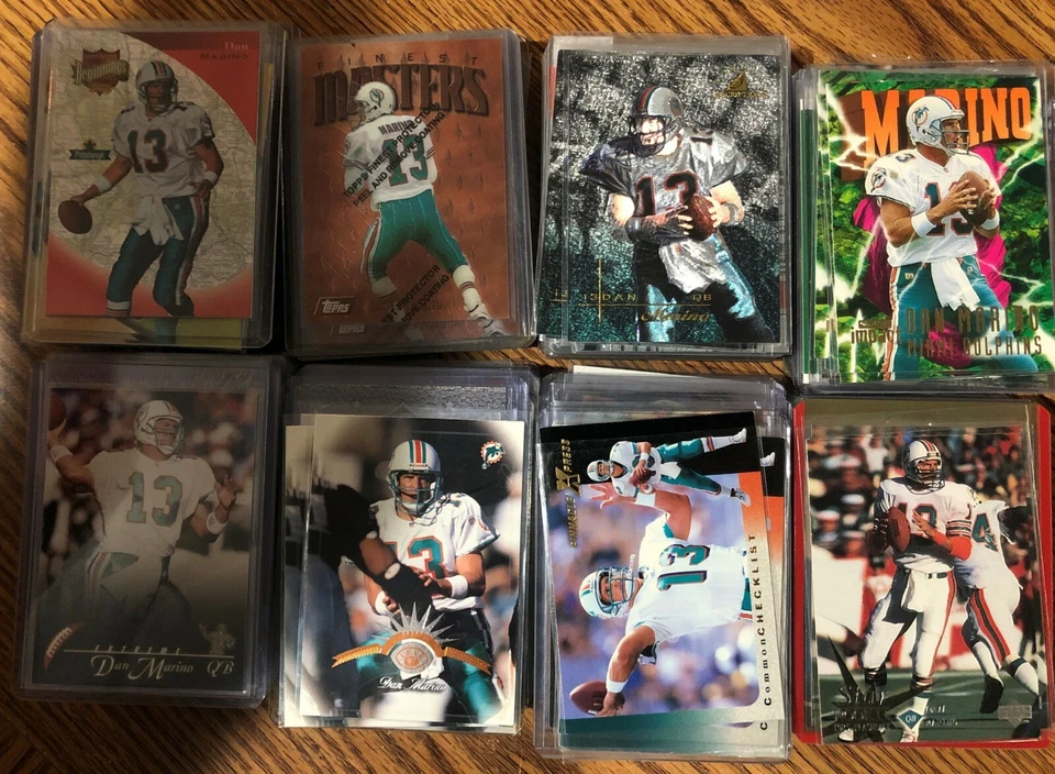 Dan Marino regular set cards and minor inserts from 1997, up to 30% off order - Image 1 of 1