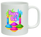 Festival Of Colours Happy Holi White 10Oz Novelty Gift Mug Cup