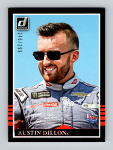 2018 Donruss Red Foil #123 Austin Dillon RETRO /299