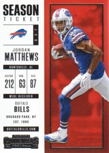 2017 Panini Contenders Football #91 Jordan Matthews - Picture 1 of 2