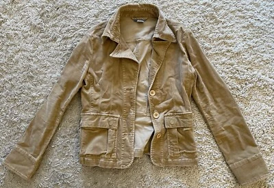 DELIAS tan long sleeve corduroy y2k jacket Medium M Foto 1 de 4