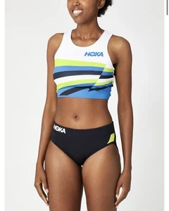 Womens Hoka One One Pro Elite Race Crop Top Running Singlet Shirt New XS - Picture 1 of 2