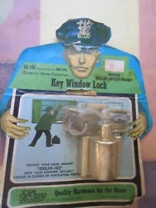Cerradura para ventana con llave de Ideal Security Co. NUEVA - Imagen 1 de 3