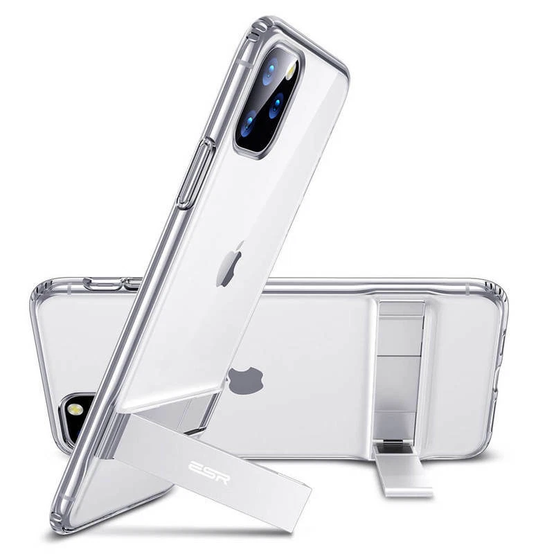 Custodia ESR Air Shield Boost Metal Kick Stand per iPhone 11 Pro trasparente
