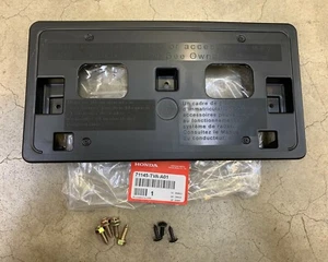 Kit de soporte de matrícula frontal genuino OEM Honda Accord 4 puertas 2018-2020 soporte - Imagen 1 de 2
