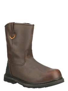 NEW RefrigiWear Barrier Brown Leather Work Boots Men's 11 - Picture 1 of 10