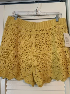 Pantalones Cortos Mujer Color Mostaza Talla Grande Nuevos con Etiquetas Foto 1 de 4