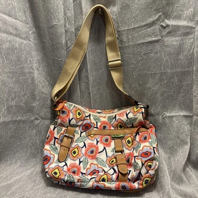 Bolso de Hombro Cartera Multi Bolsillo Doble Cremallera Floral Colorido Lily Bloom Foto 1 de 4