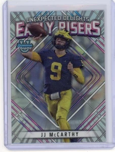2023 Bowman Chrome U Unexpected Delights Early Risers JJ McCarthy - Picture 1 of 2