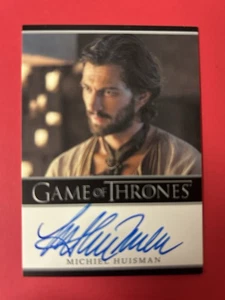 2016 GAME OF THRONES INFLEXIONS AUTO: MICHIEL HUISMAN - AUTOGRAMM "ORPHAN BLACK" - Bild 1 von 1
