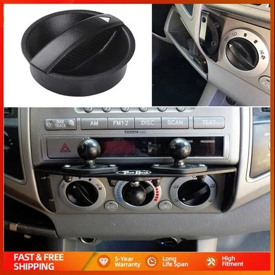 Juego de 3 interruptores de perilla de control de clima de CA para Toyota Tacoma 2005-2011 65551820A Foto 1 de 4
