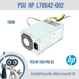 Alimentatore HP L70042-002 PSU Per PC DESKTOP Hp 280 G3 180w mod. D19-180P1A - Zdjęcie 1 z 1