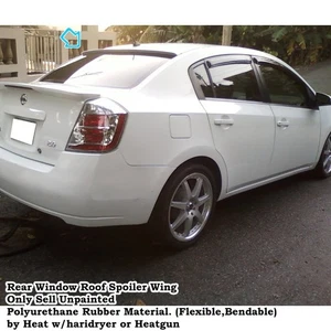 Shadow 284R Type Rear Window Spoiler Wing Fits 2007~12 Nissan SENTRA SE-R Sedan - Picture 1 of 11