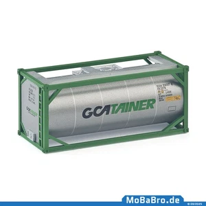 Contenedor cisterna gris plata 20 ft "GCAtainer" en 1:87 (H0) - Imagen 1 de 3