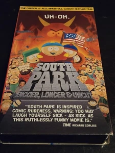 South Park: Bigger, Longer  Uncut Movie  (VHS, 1999) VHS  - Picture 1 of 2