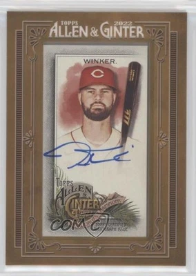 2022 Topps Allen & Ginter Framed Mini Auto Jesse Winker #MA-JW Auto - Image 1 of 2