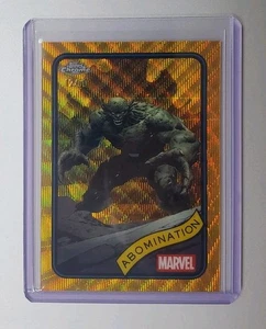 2025 Topps Chrome Marvel Abomination Gold Wave #12/50 - Picture 1 of 1