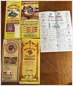 Philadelphia Takeout Menus Lot: Pizza Chinese 1990s NE Philly Food Restaurant - Picture 1 of 22
