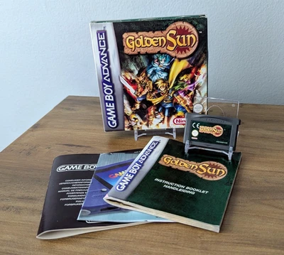Golden Sun for Nintendo Game Boy Advance - Complete in Box (CIB) and Tested - Image 1 of 4