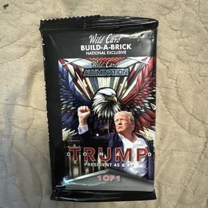 2025 Wild Card Alumination National Exclusive Pack Donald Trump President 45 &47 - Picture 1 of 2