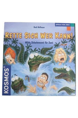 Kosmos Rette sich wer kann! Brettspiel Krokodil Kinder Familienspiel 2 Spieler - Bild 1 von 4