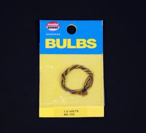 Model Power Amber Bulbs, 1.5 Volts, 3 Bulbs, Part #155 - Bild 1 von 1