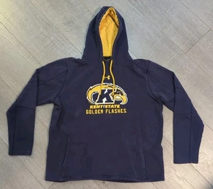 Under Armour Kent State Golden Flashes Sudadera con Capucha Para Hombre Grande Azul Marino Suelto Cordón - Imagen 1 de 11